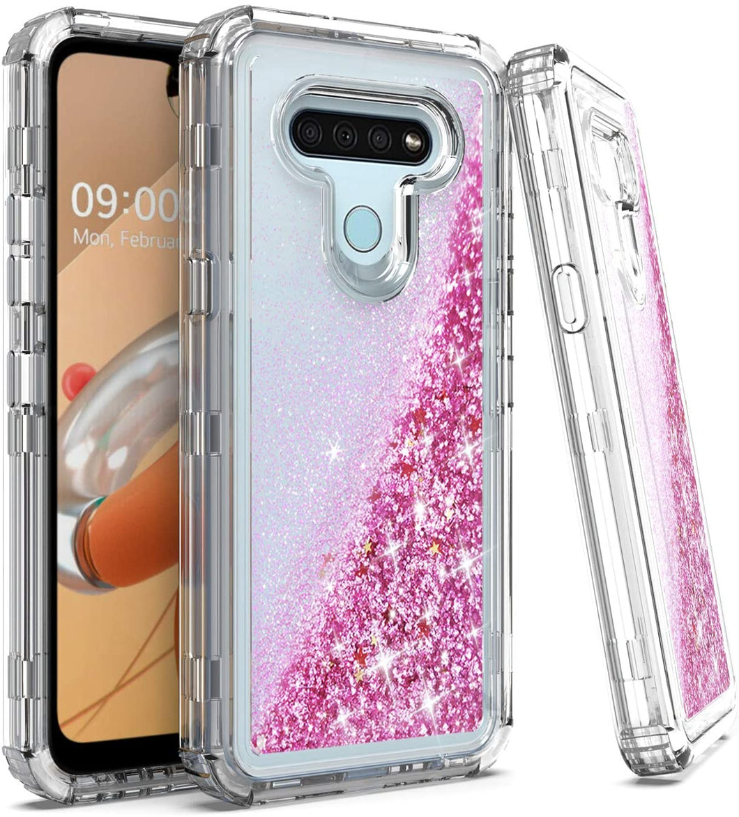 Glitter Liquid Full Body Cell Phone Case for phone K51